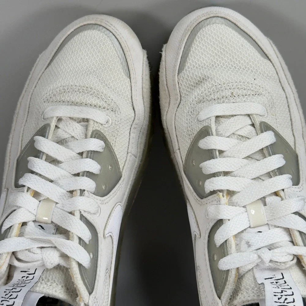 Nike Air Max 90‎ Terrascape 90 Mens 8 Running Shoes White Gray Sneakers Trainer